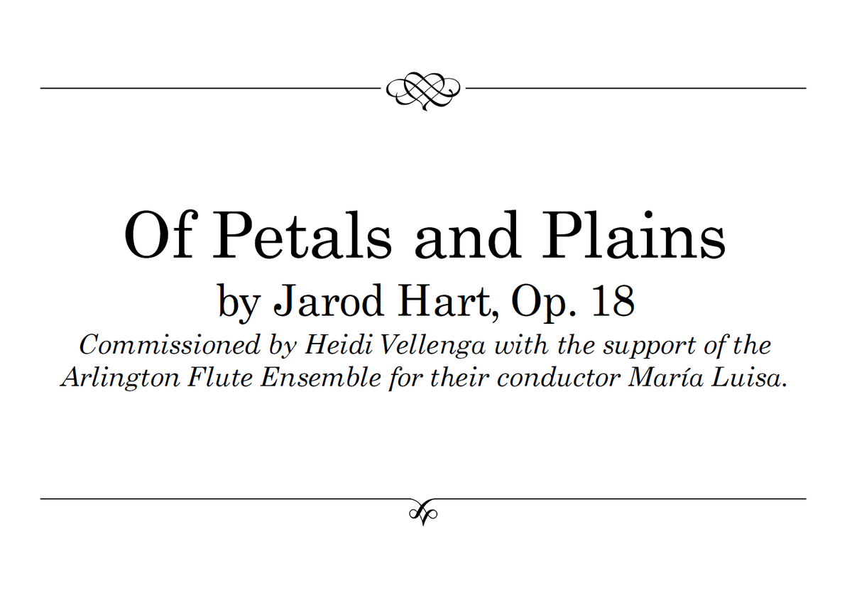 Of Petals and Plains