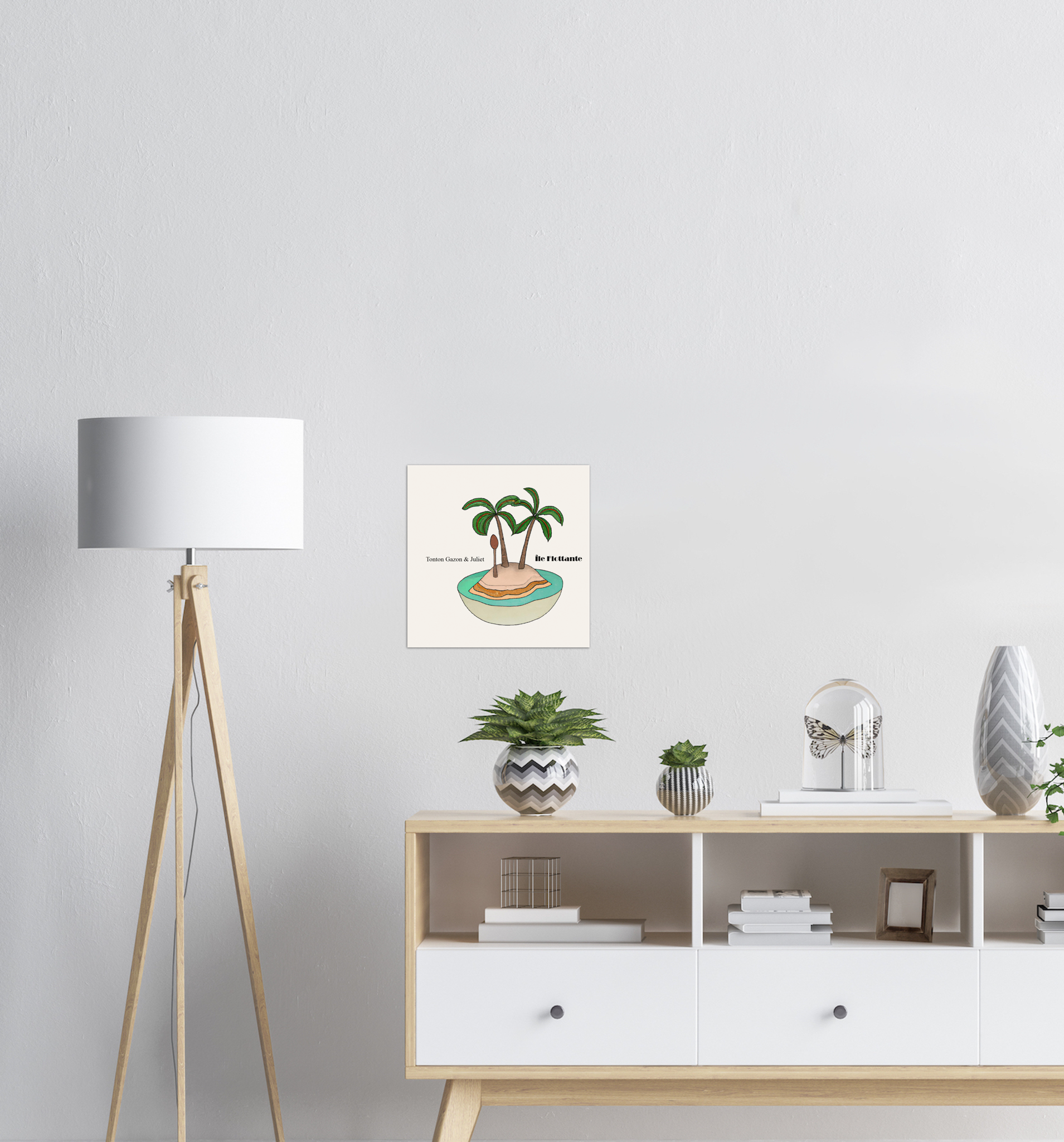 &Icirc;le Flottante (feat. Juliet) - Fine Art Poster