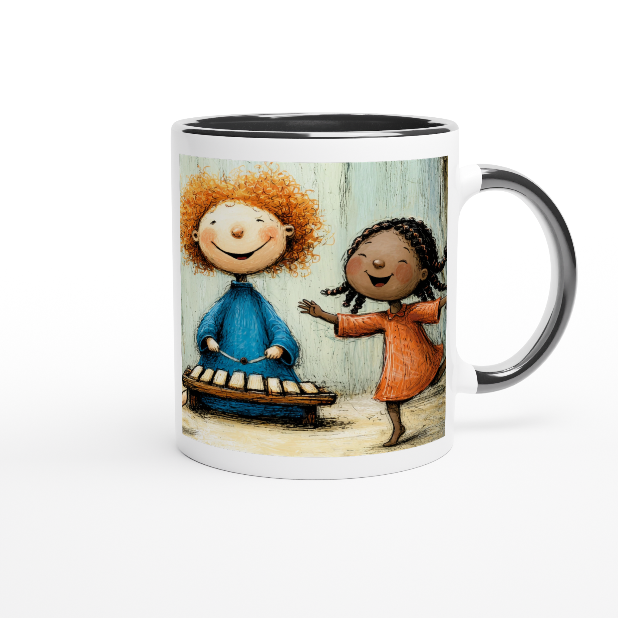 X is for Xylophone, ABC song - Ceramic Mug