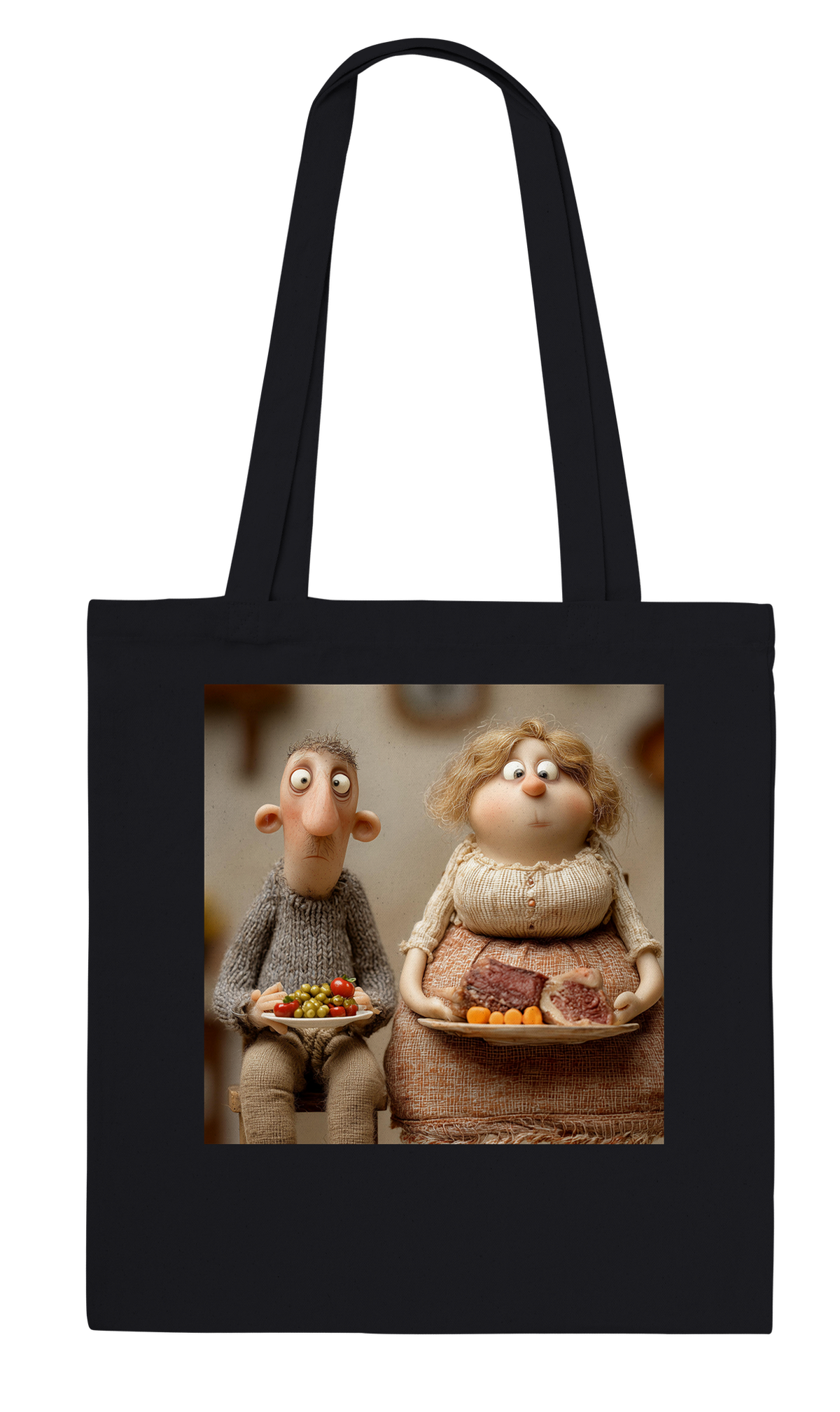 Jack Sprat Mother Goose Rhyme - Tote bag