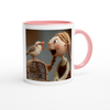 Mary Had A Pretty Bird, Mother Goose Rhyme - Ceramic Mug