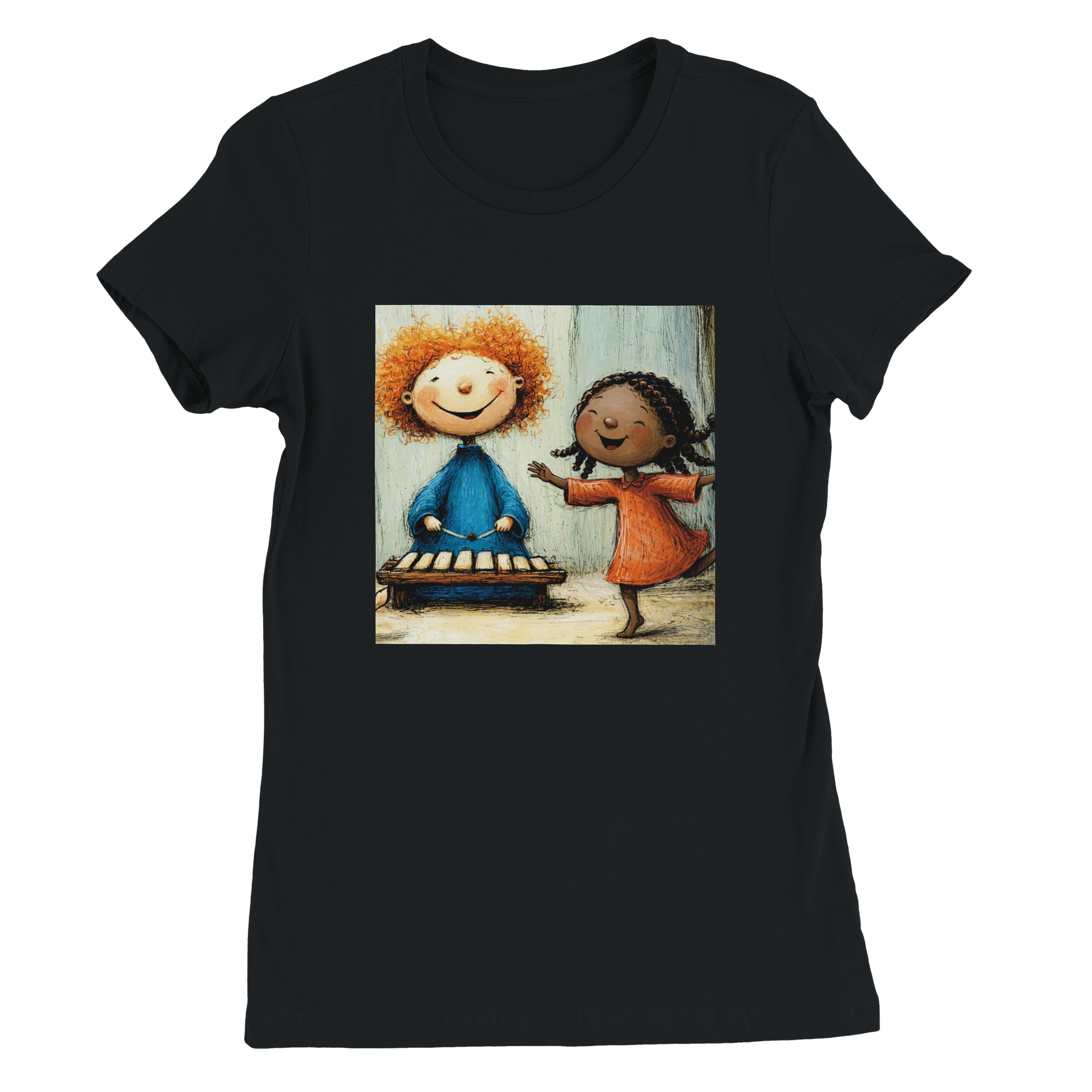 X is for Xylophone, ABC song - Women&rsquo;s Cut T-Shirt