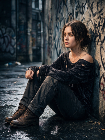 Tessa Test Shot Alleyway
