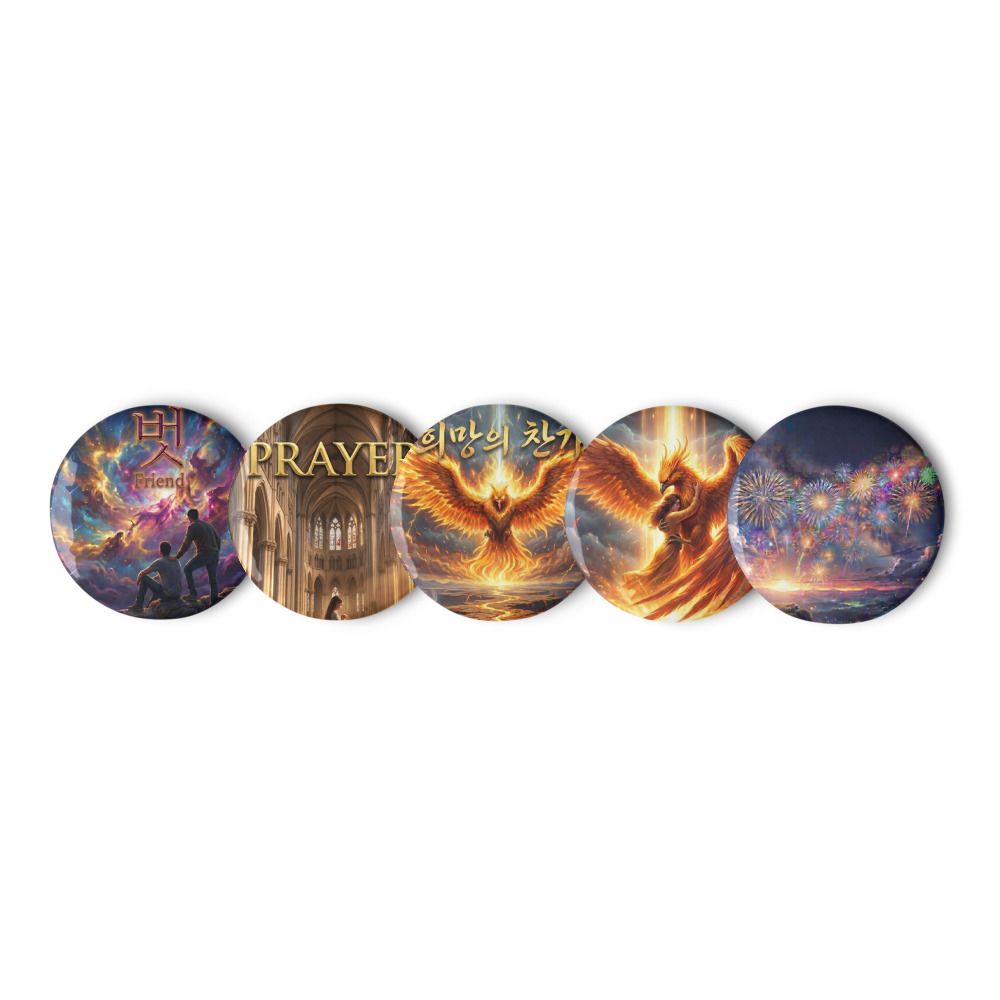 Set of Pin Buttons
