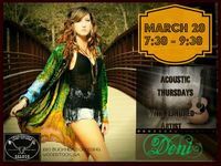 Acoustic Thursday's featuring Deni