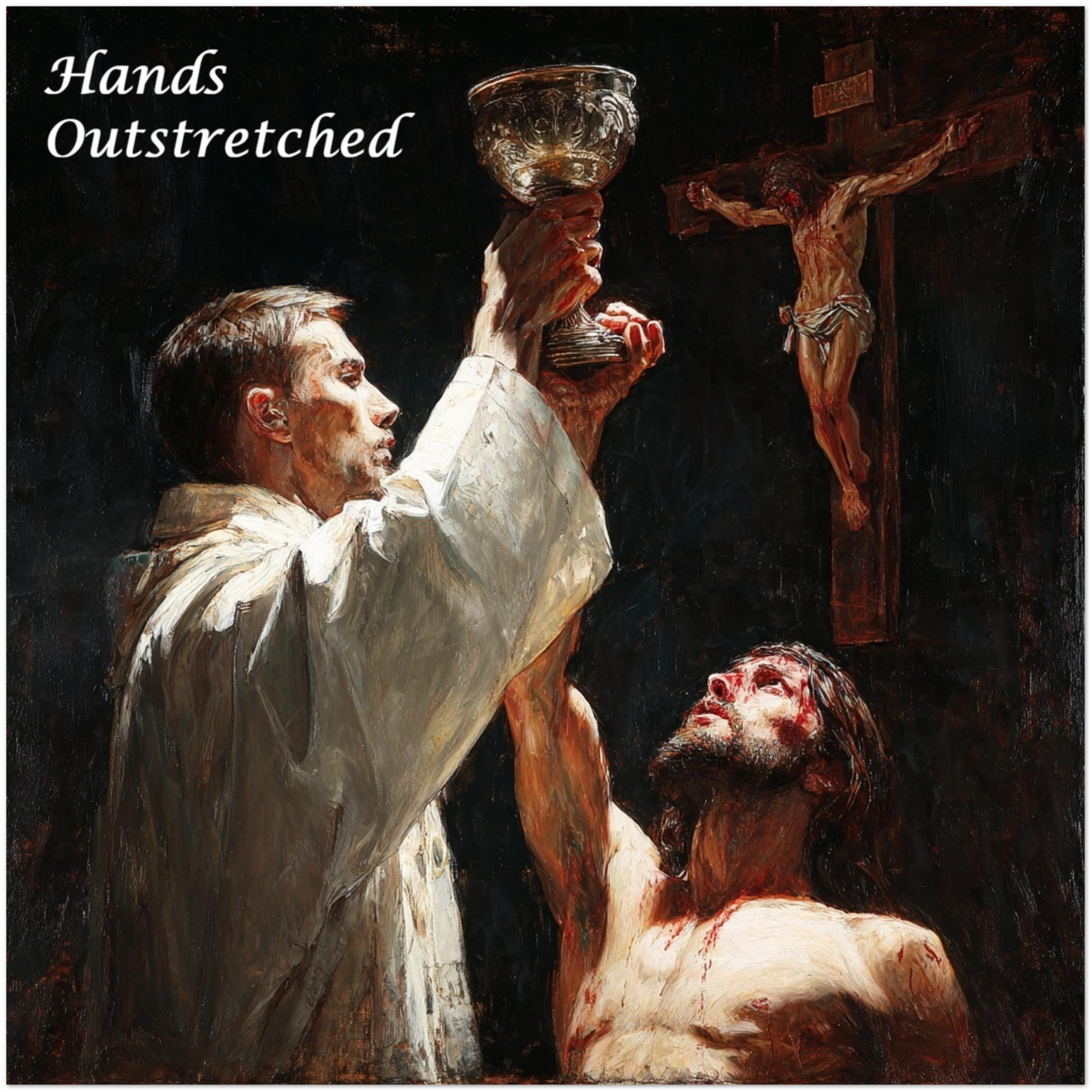 Hands Outstretched - Fine Art Poster