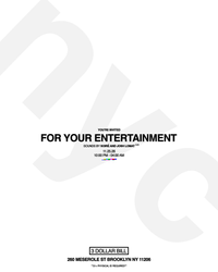 for your entertainment vol.3 (dj set) ... SOIRÉ b2b Josh Lomat