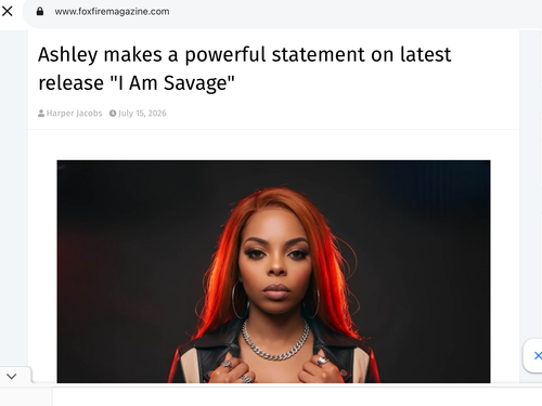 Ashley Savage - Foxfire Magazine Blog Review Photo