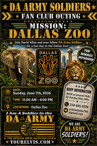 DA ARMY SOLDIERS FAN CLUB OUTING AT THE DALLAS ZOO