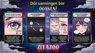 Ögonens språk en karta av detta