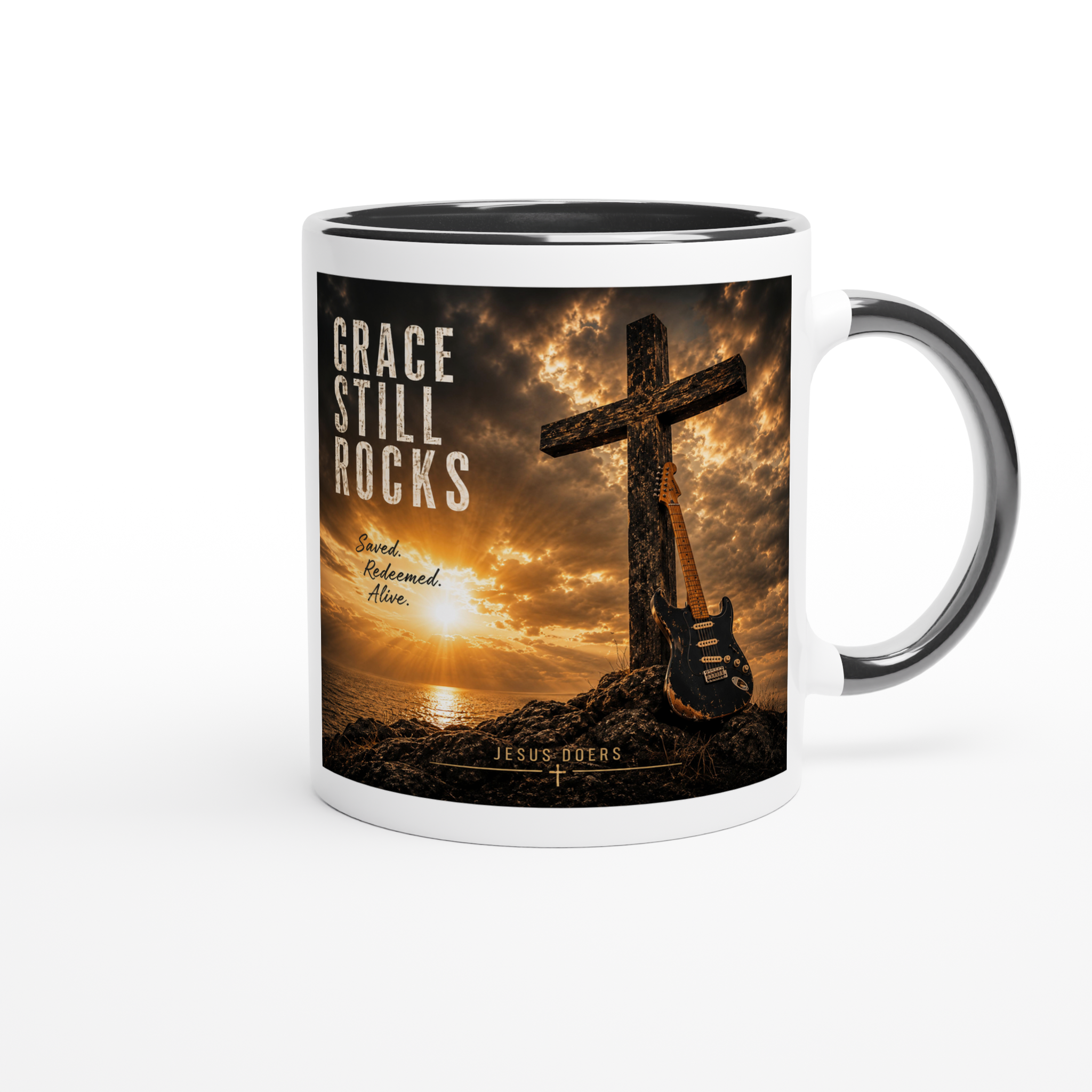 Grace Still Rocks - Ceramic Mug