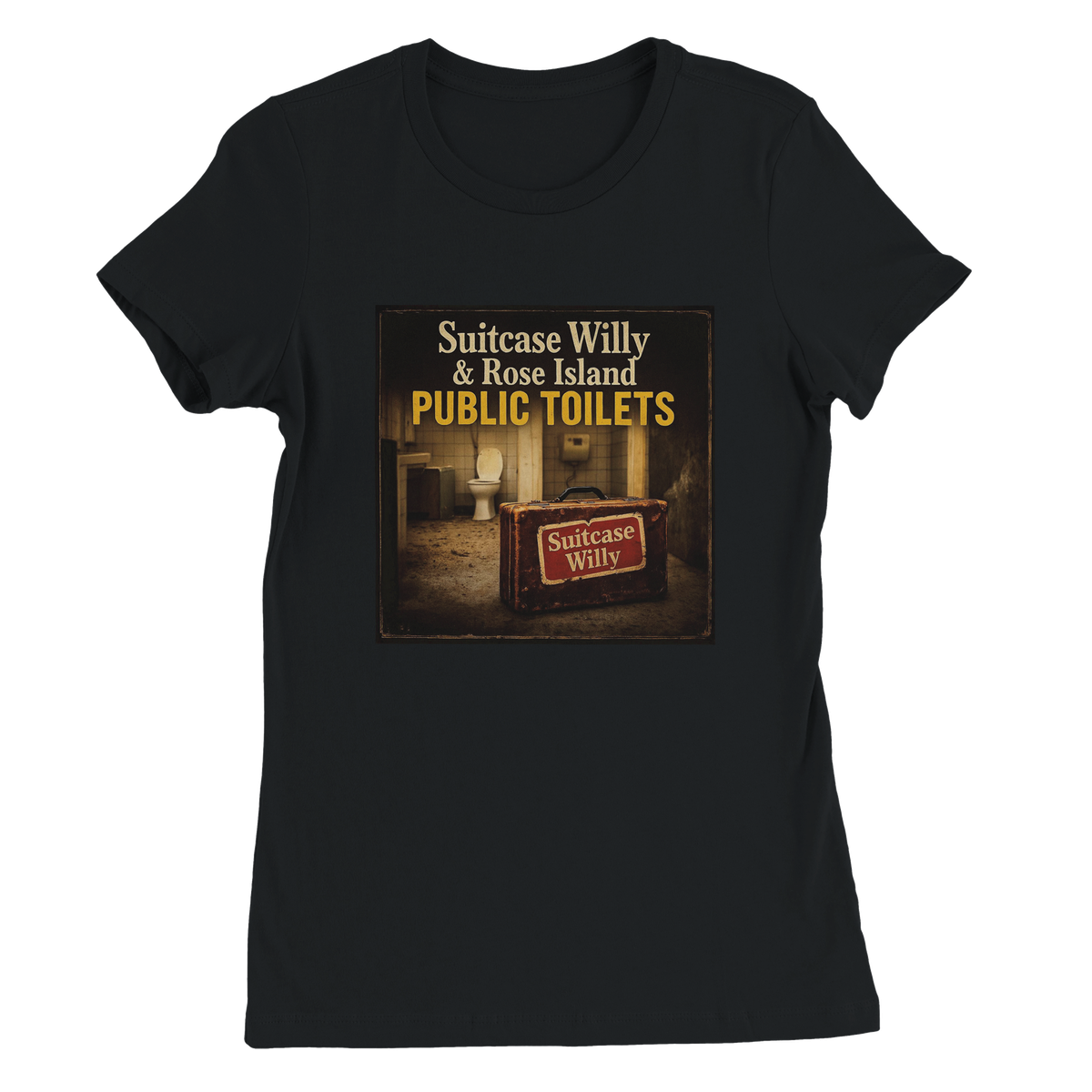Public Toilets (feat. Rose Island) - Women’s Cut T-Shirt