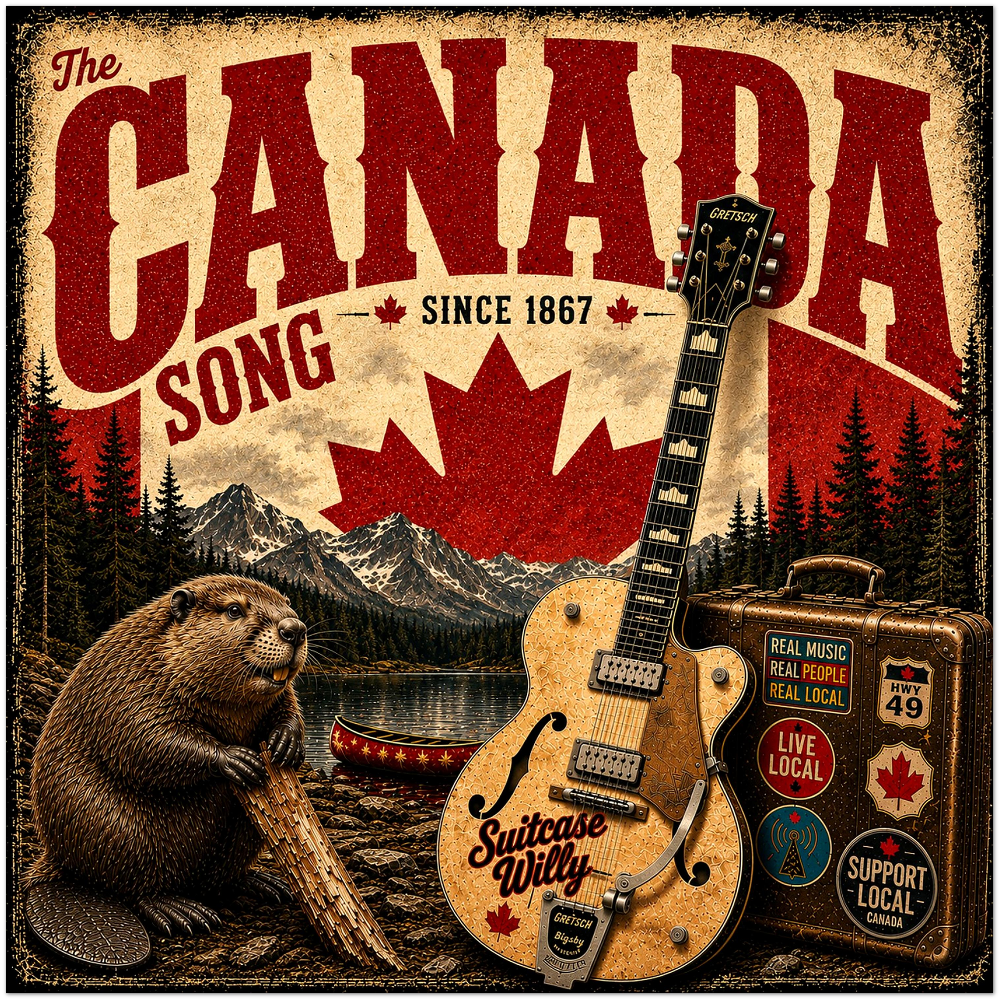 The Canada Song - Fine Art Poster