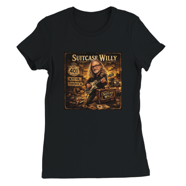 Suitcase Willy - Women’s Cut T-Shirt