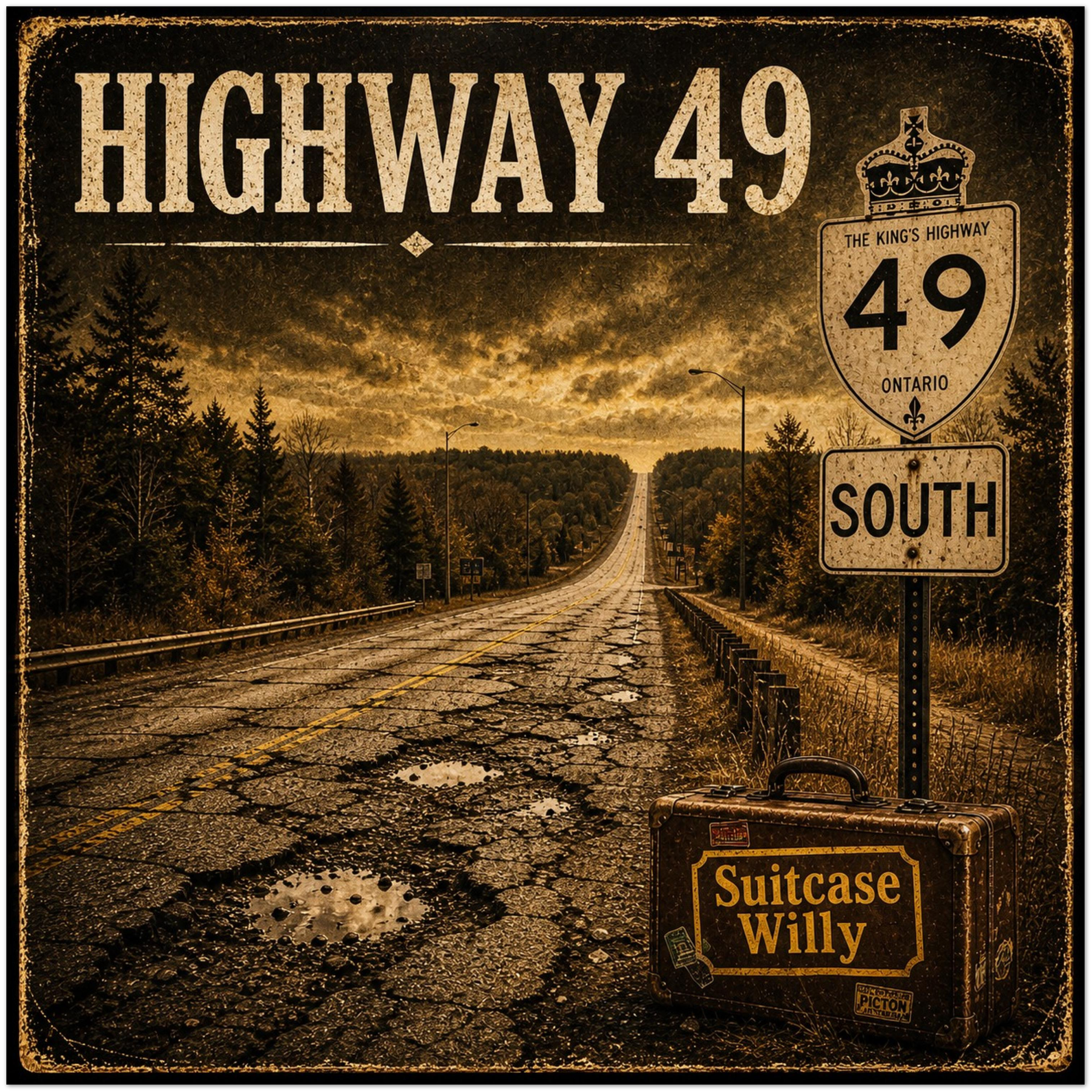 Highway 49 - Fine Art Poster