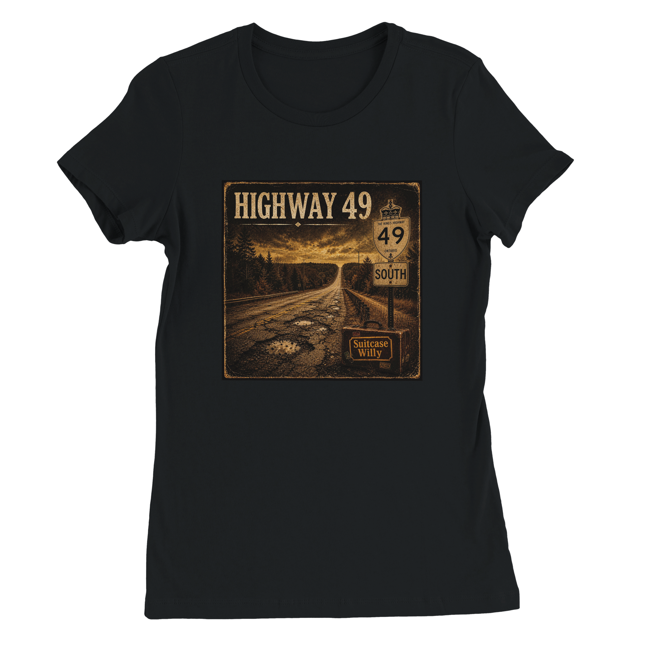 Highway 49 - Women&rsquo;s Cut T-Shirt