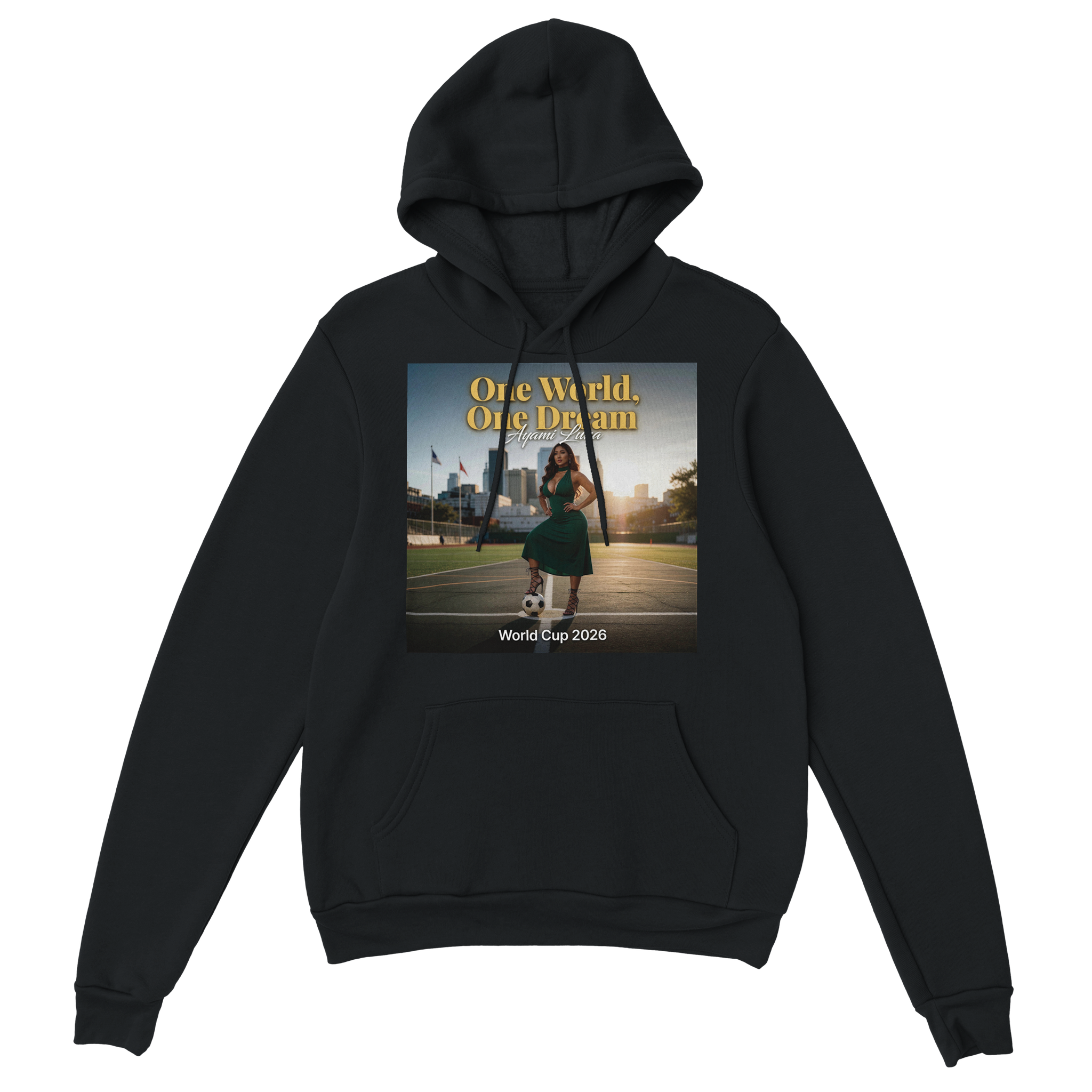 One World, One Dream (world cup 2026) by Ayami Luna - Classic Unisex Pullover Hoodie