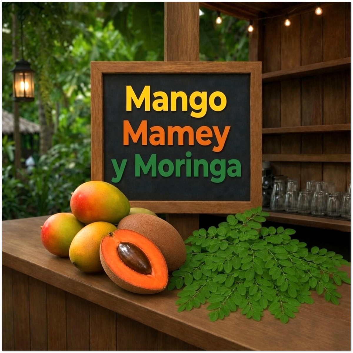 Mango Mamey y Moringa - Fine Art Poster