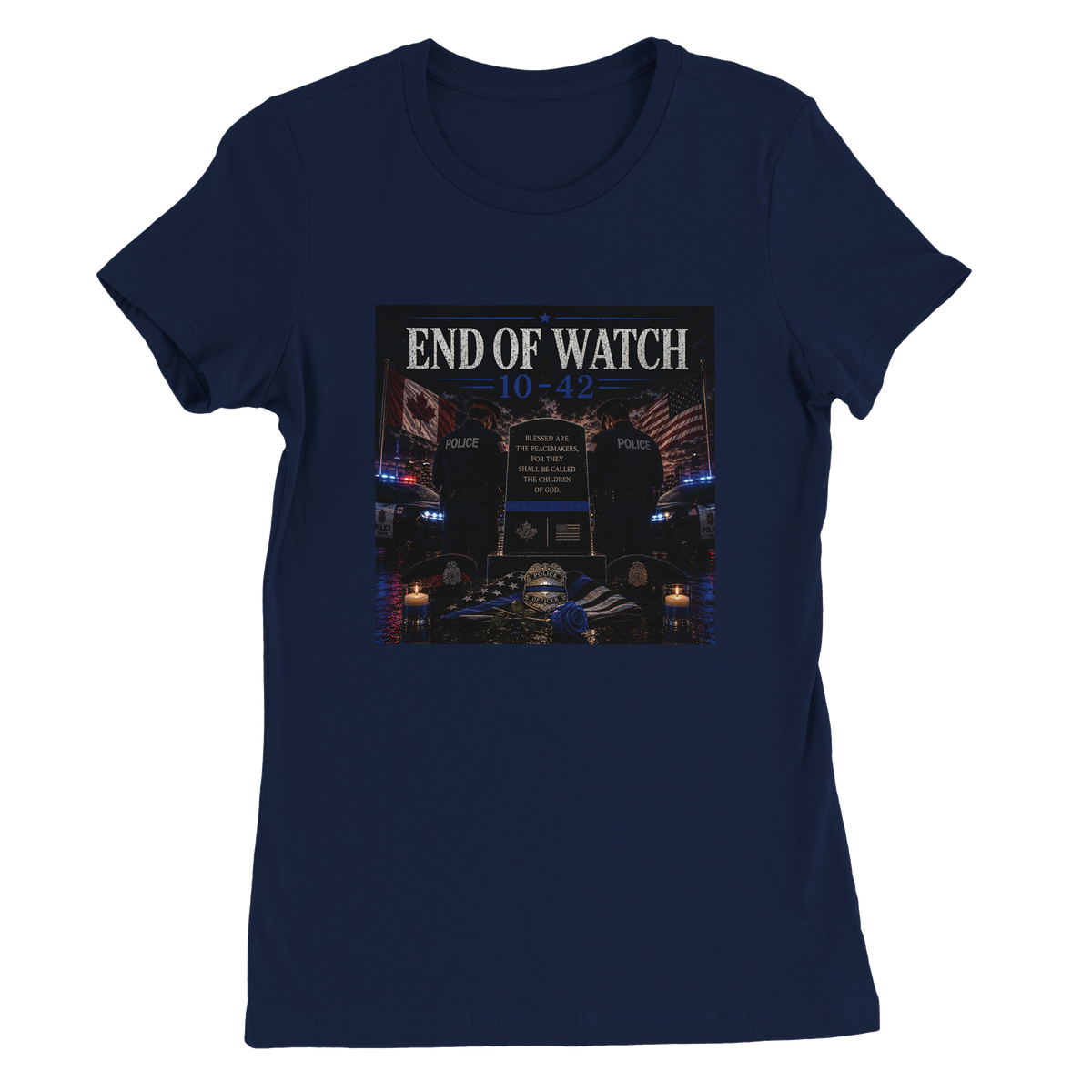 End of Watch 10-42 - Women’s Cut T-Shirt