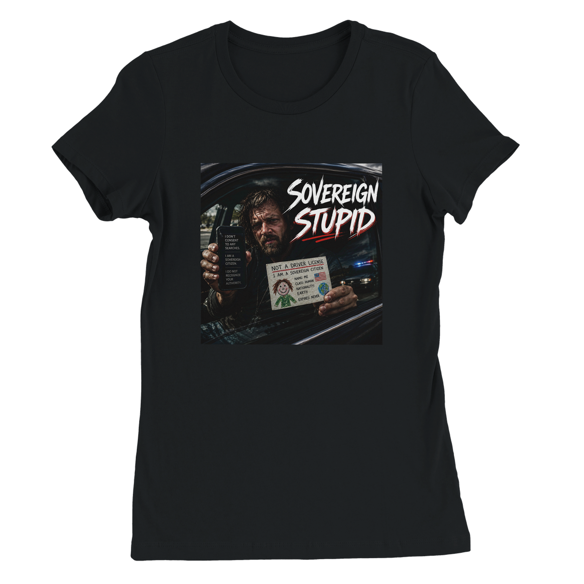Sovereign Stupid - Women’s Cut T-Shirt