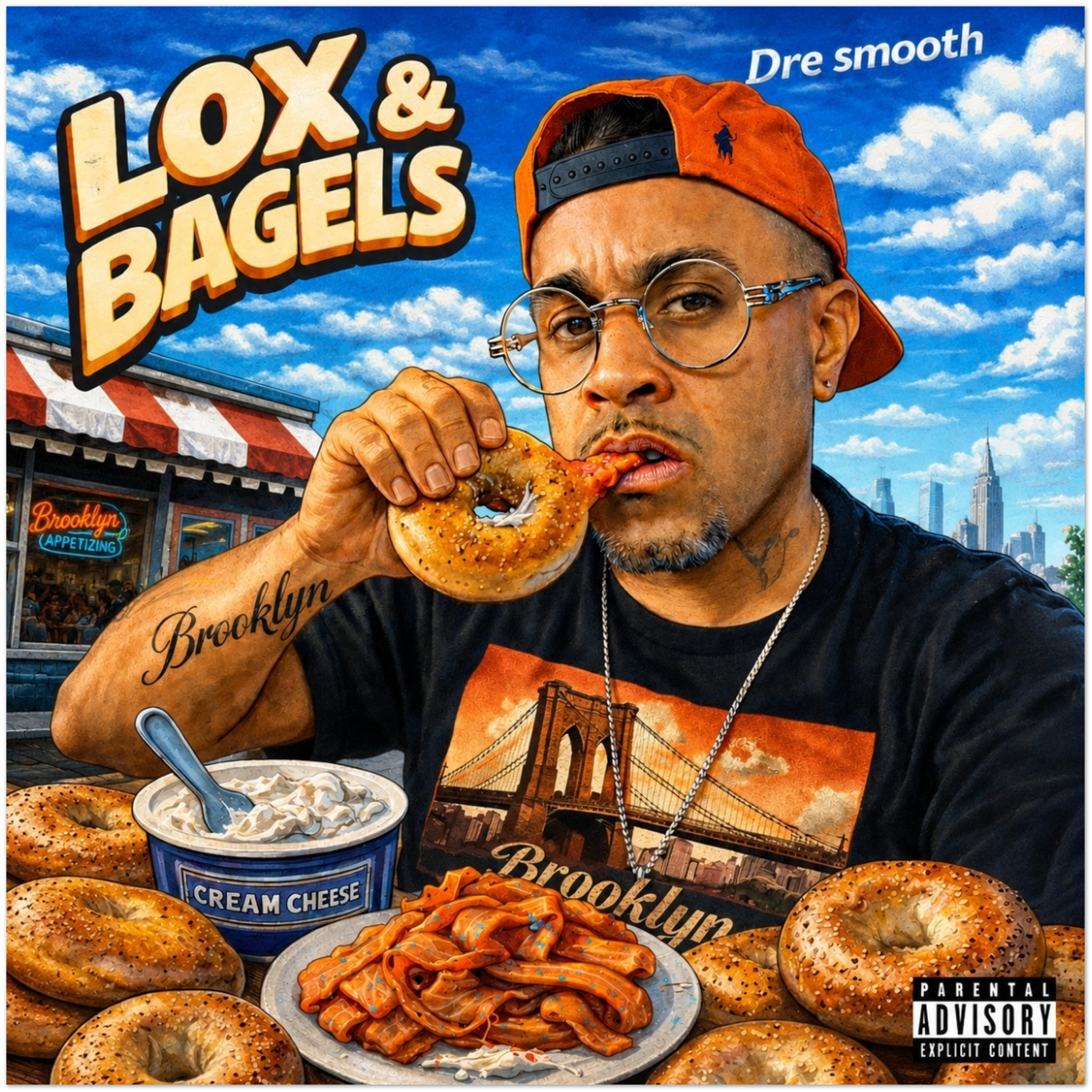 Lox &amp; Bagels - Fine Art Poster