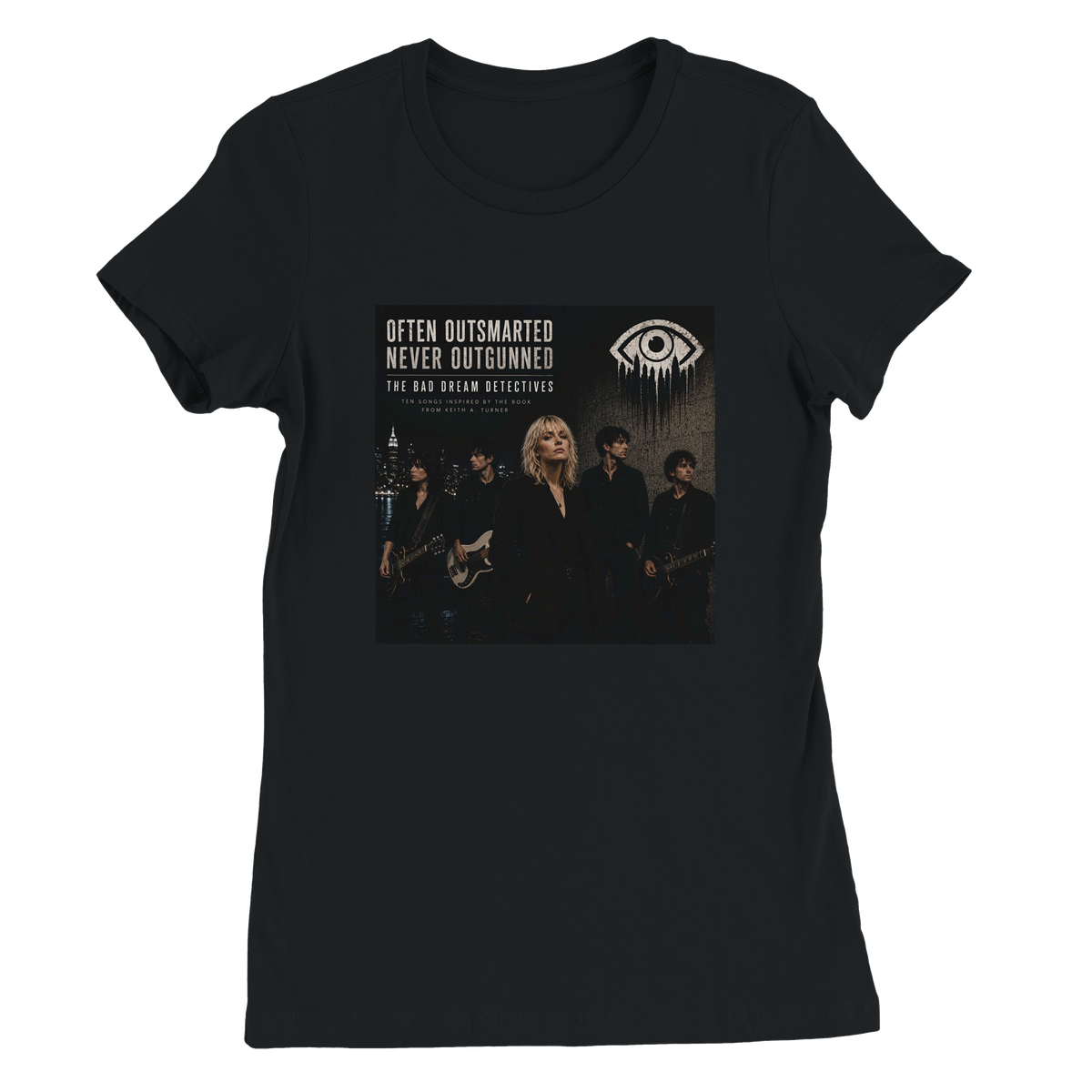 Often Outsmarted, Never Outgunned - Women’s Cut T-Shirt