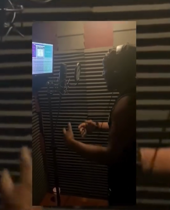 Stepp'N in the studio
