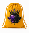 LewtG Drawstring Backpack - Gold