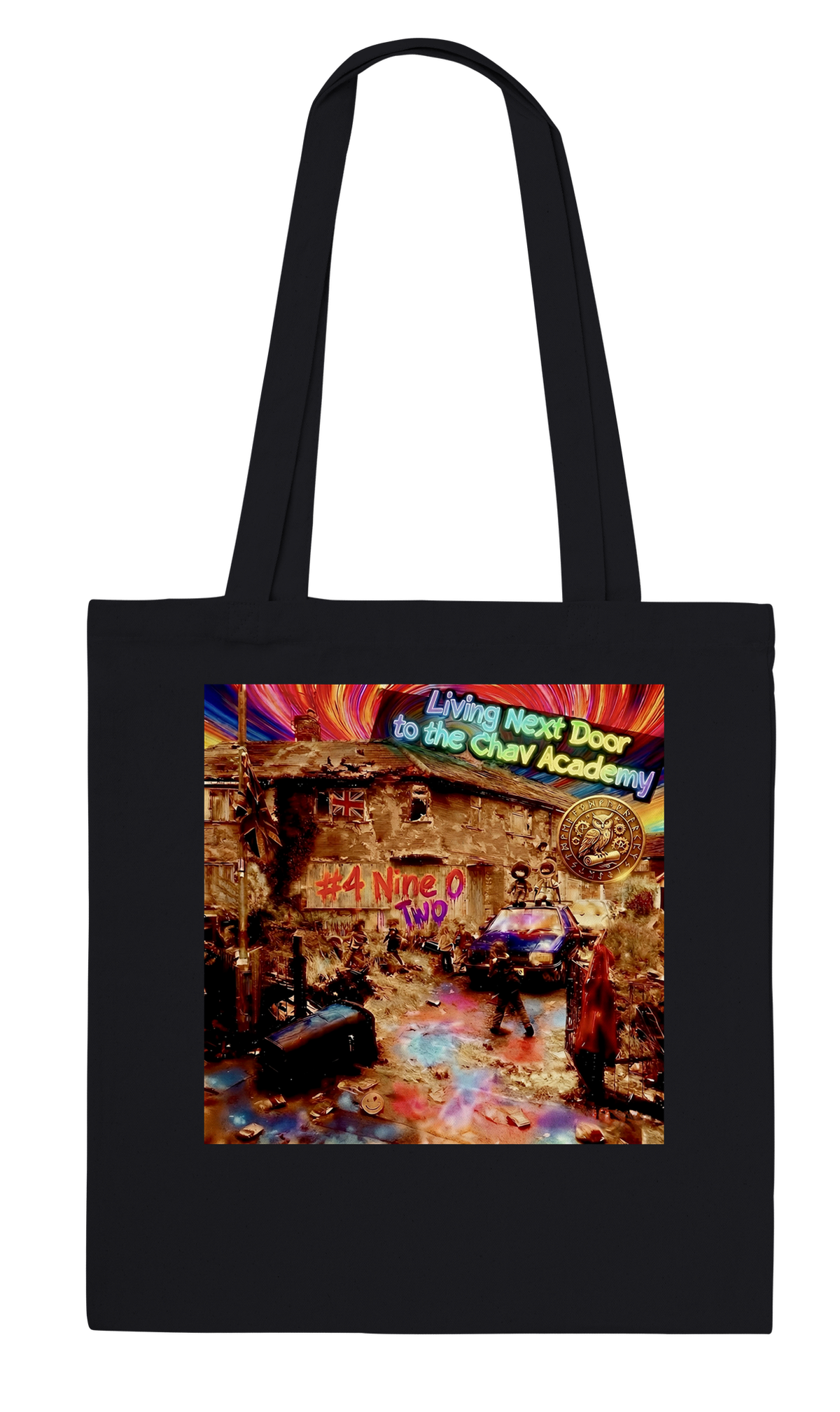 Living Next Door to the Chav Acadamey - Tote bag