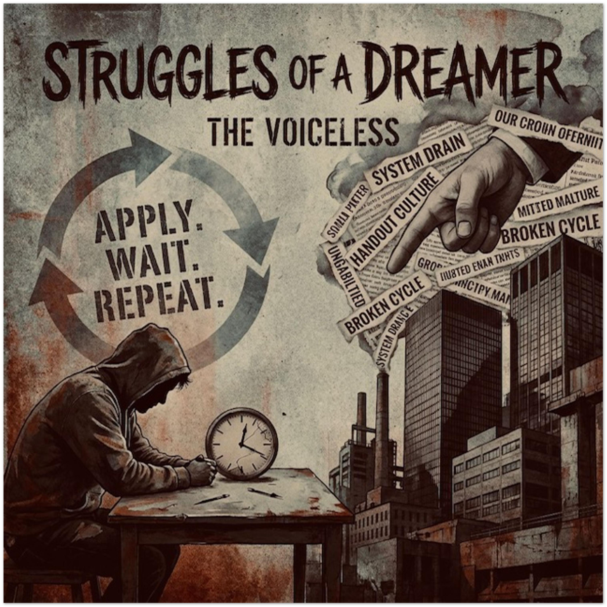 Struggles Of A Dreamer - Fine Art Poster