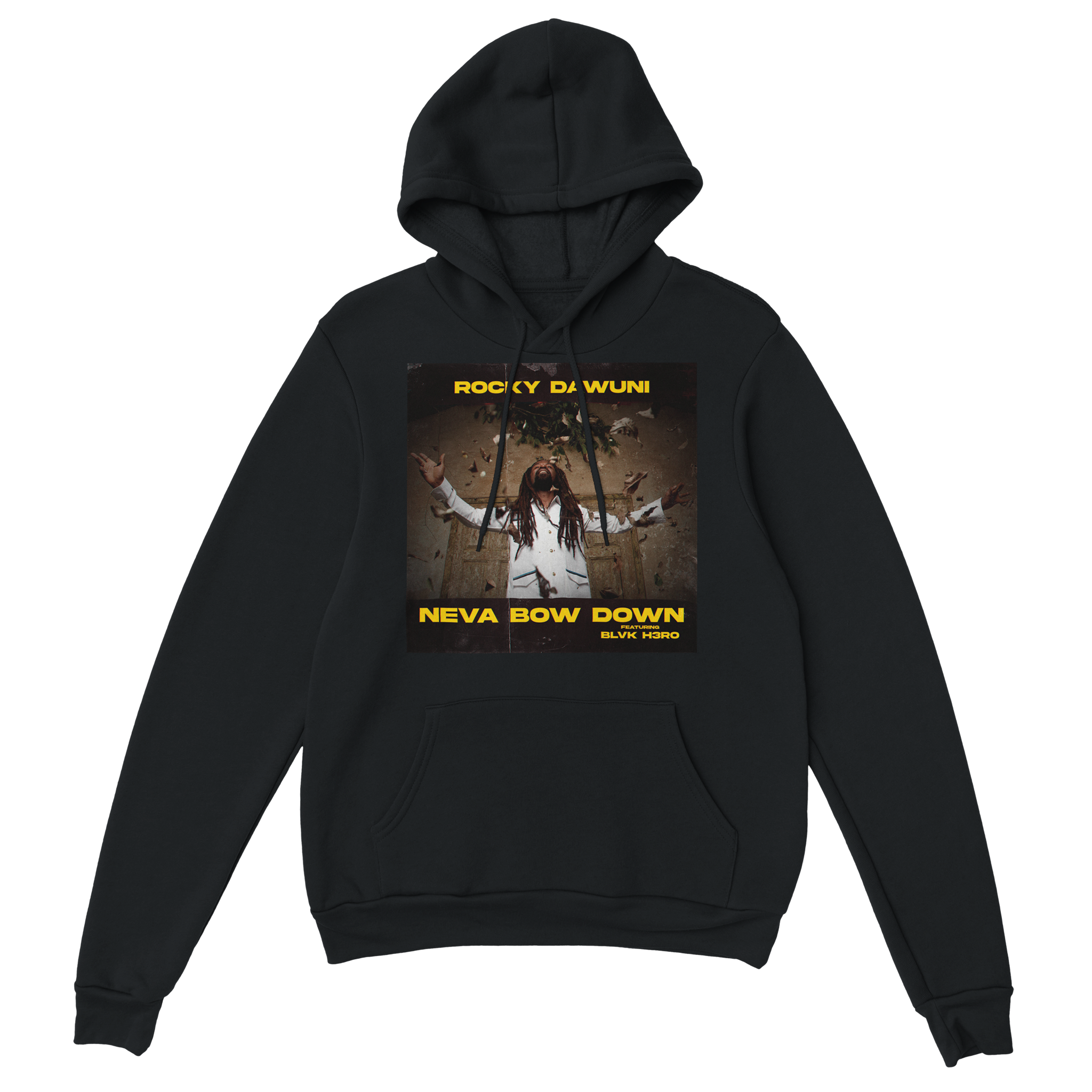 Neva Bow Down (feat. Blvk H3ro) - Classic Unisex Pullover Hoodie