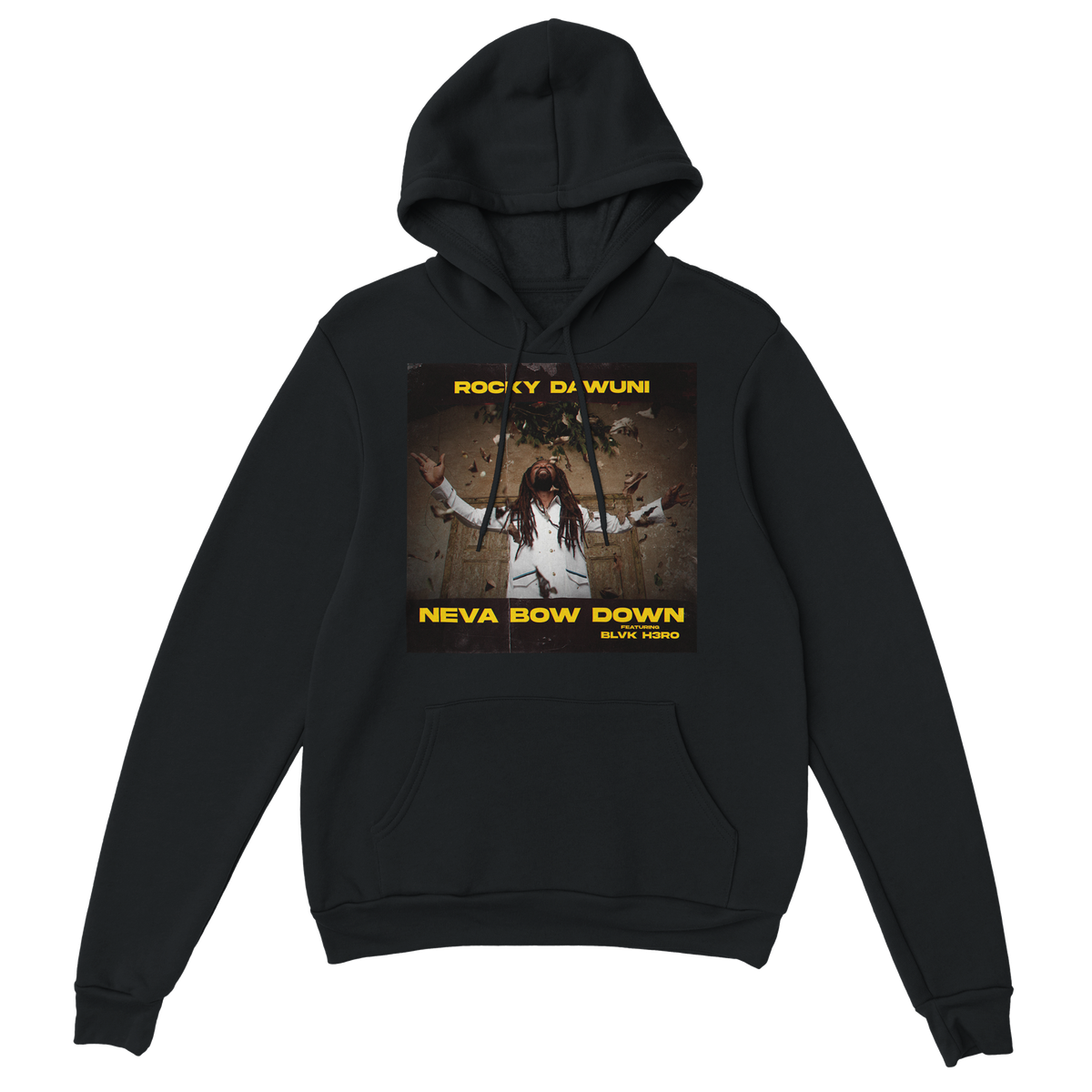 Neva Bow Down (feat. Blvk H3ro) - Classic Unisex Pullover Hoodie
