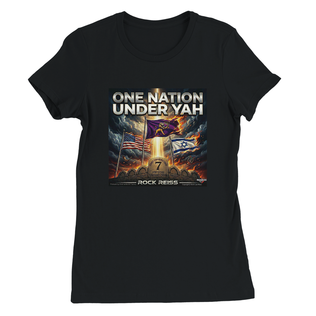 One Nation Under YAH - Women’s Cut T-Shirt