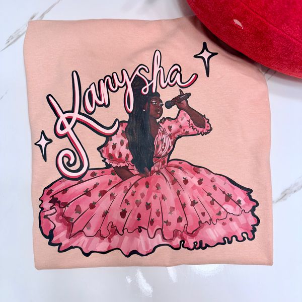 "Kanysha" Rose Tee