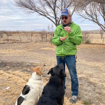 Me, Elli & Zoro in Marfa - January 2021
