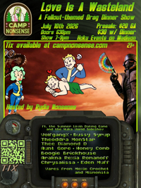 Camp Nonsense: Love Is a Wasteland - $30 Dinner Included