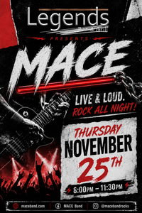 MACE Band at Legends Bar & Grill