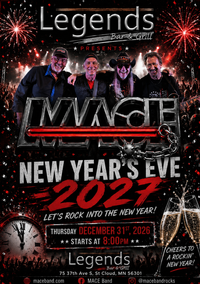 MACE Band at Legends Bar & Grill New Years Eve Party
