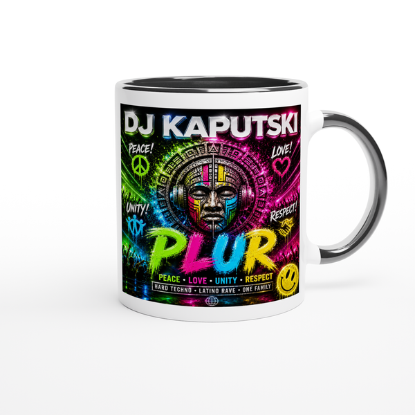 PLUR (Peace, Love, Unity, Respect) - Ceramic Mug