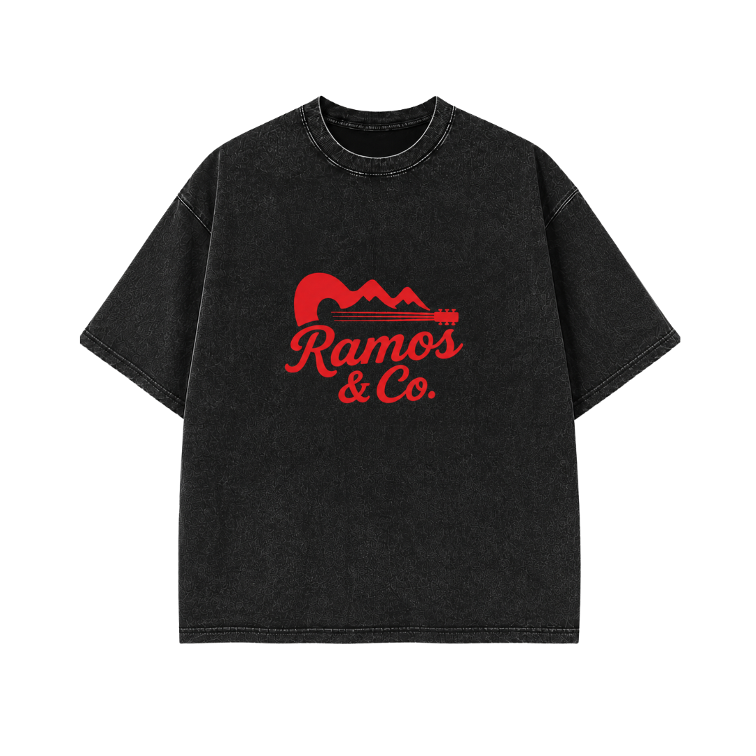 Ramos & Co Black Oversized Tee