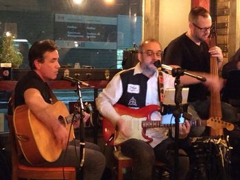 With Jeff Watts and Greg Ryckman at the Whisky Barrel
