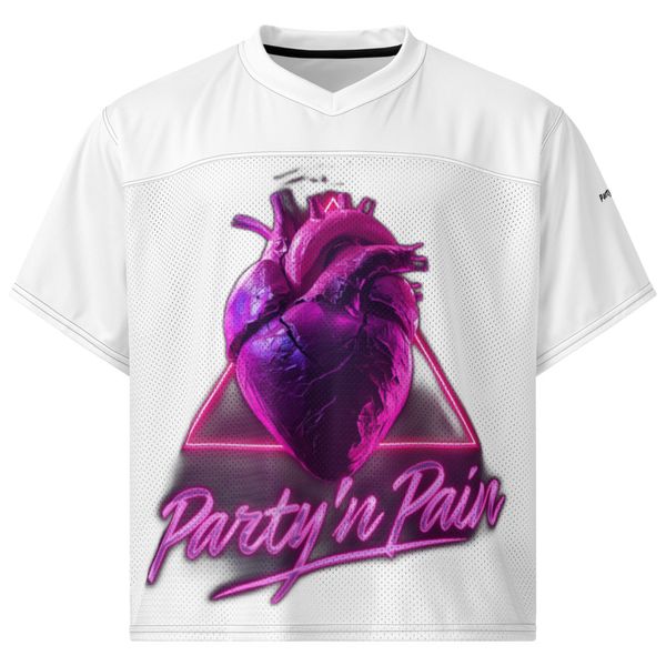 All-Over Print Boxy Football Jersey