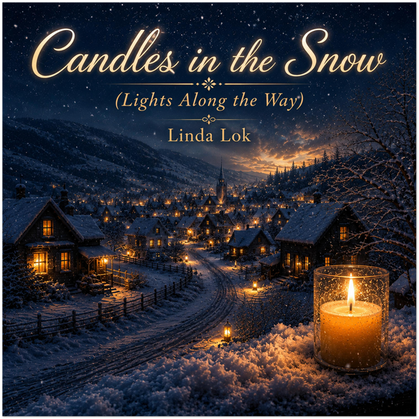 Candles in the Snow ( Lights Along the Way) - Fine Art Poster