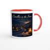 Candles in the Snow ( Lights Along the Way) - Ceramic Mug
