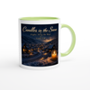 Candles in the Snow ( Lights Along the Way) - Ceramic Mug
