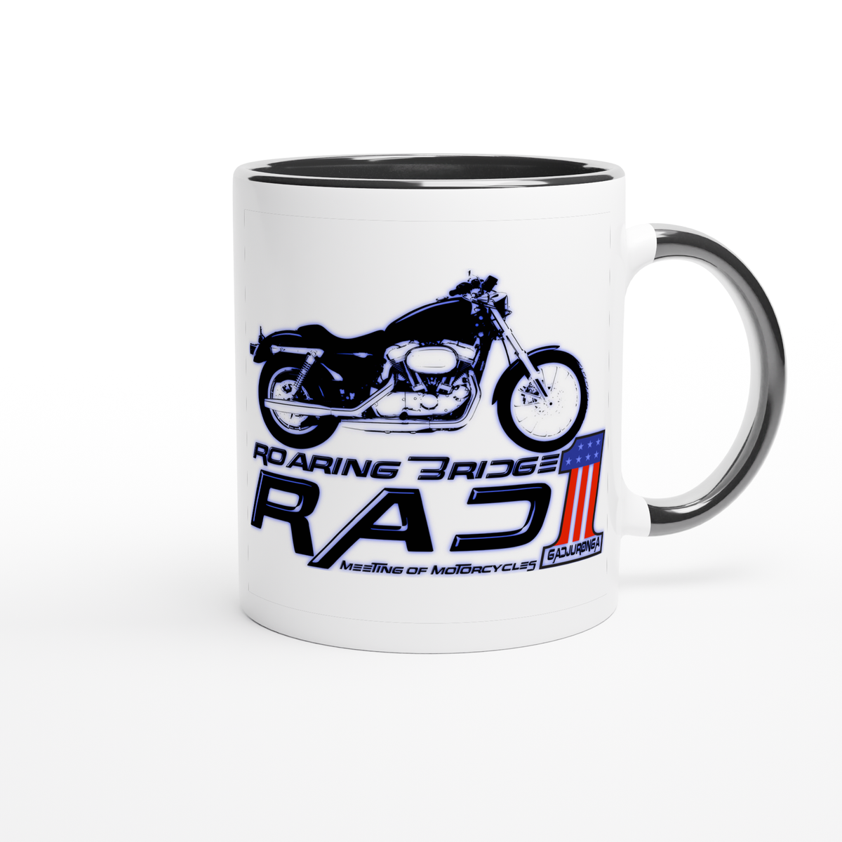 Roaring bridge rad1 Gadjuronga meeting of motorcycles - Ceramic Mug