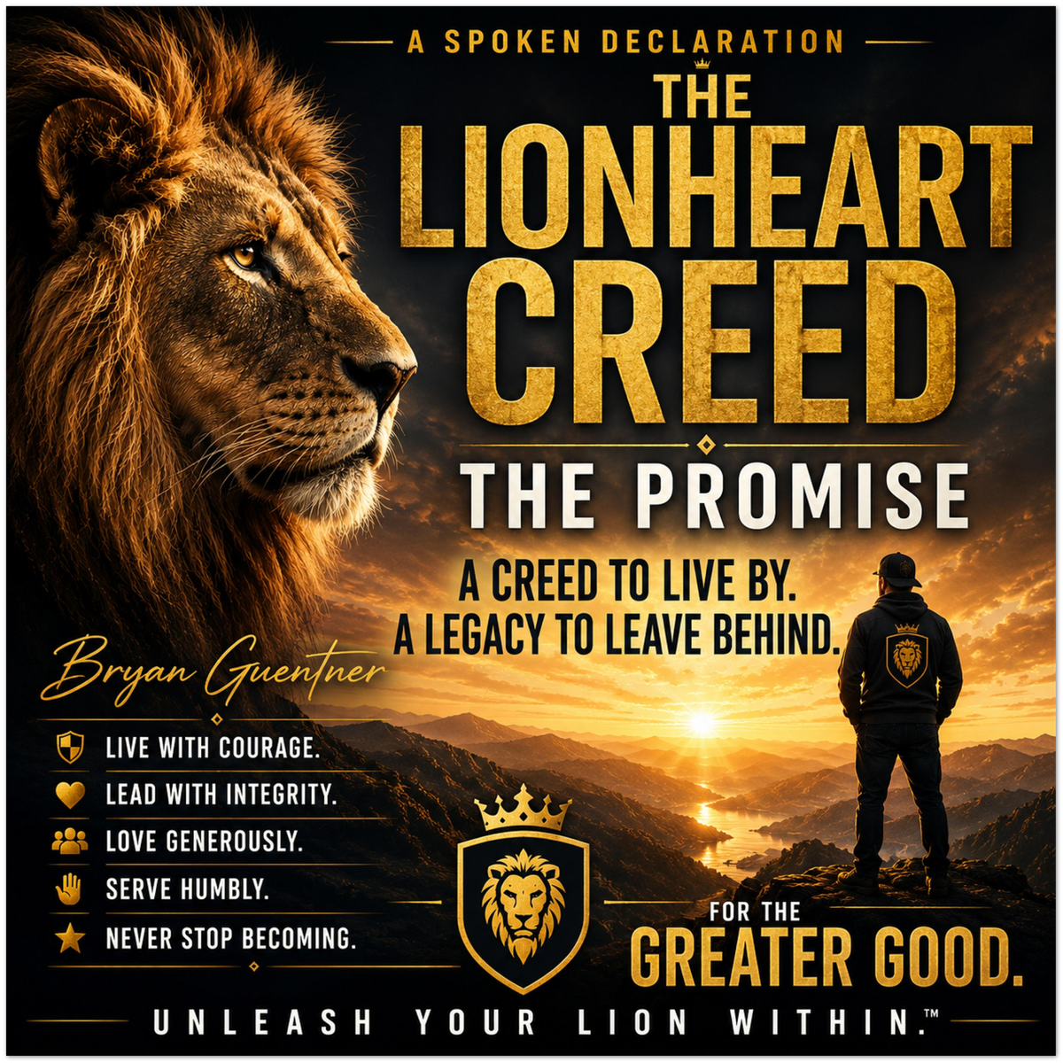 The Lionheart Creed - Fine Art Poster