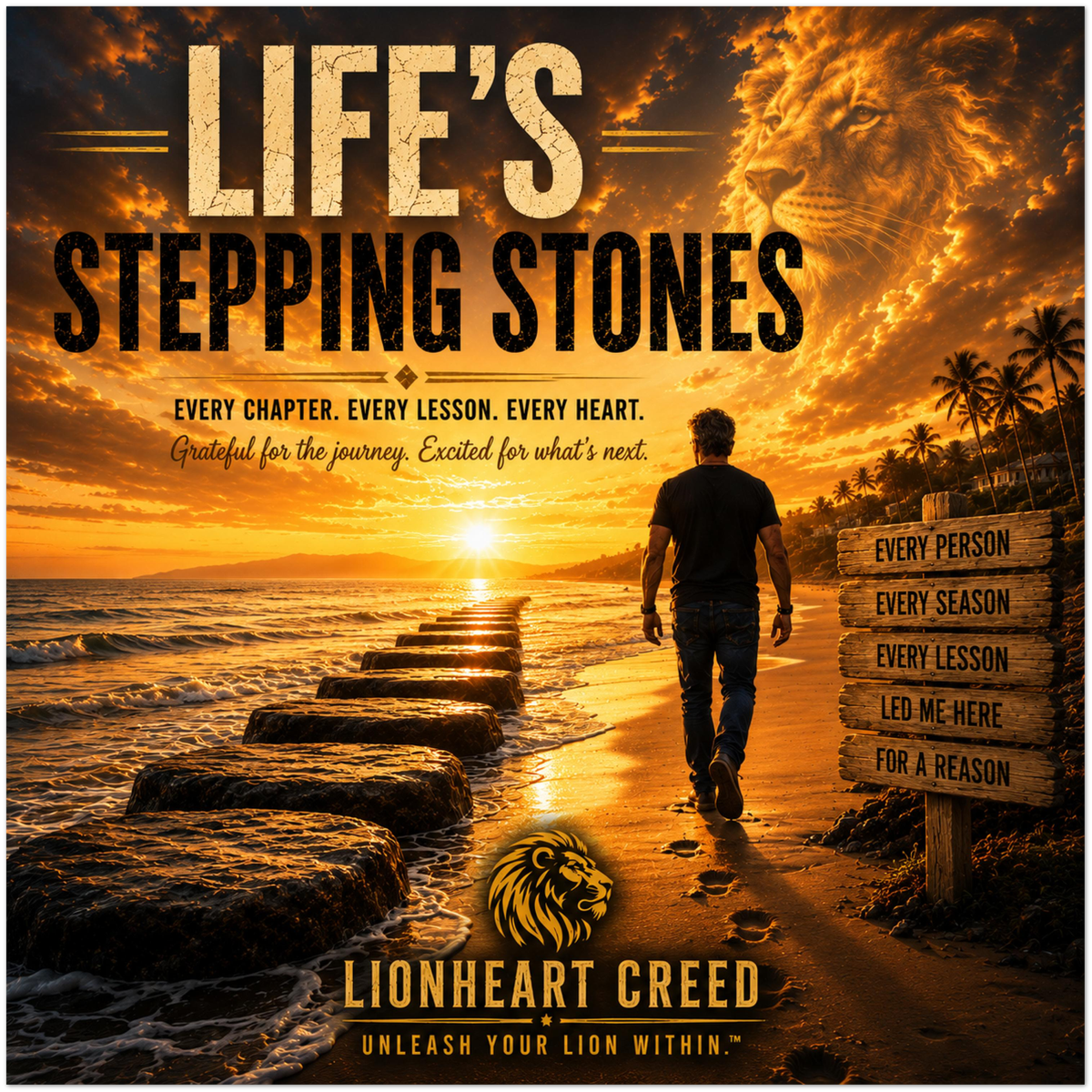 Life's Stepping Stones - Fine Art Poster