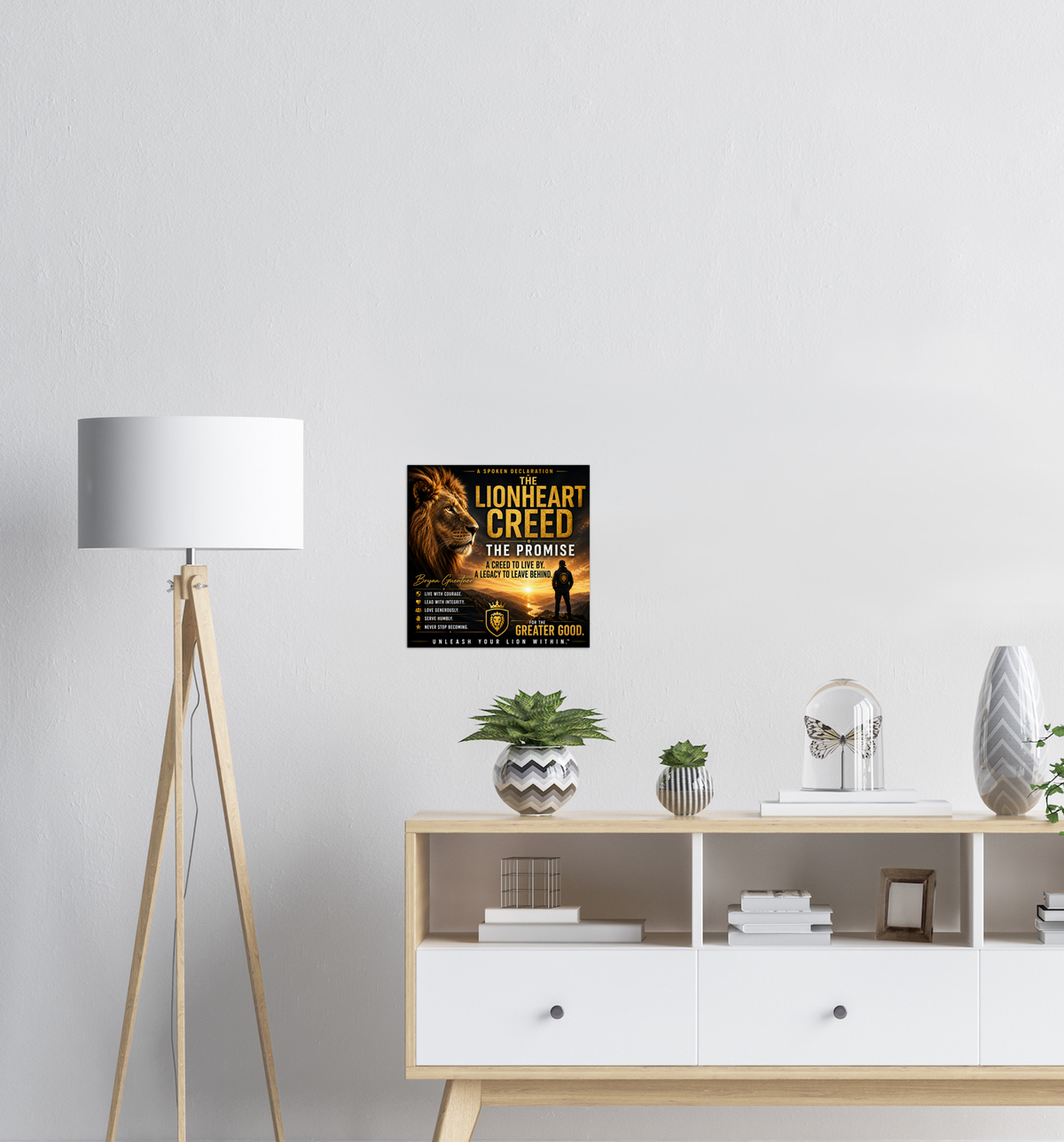 The Lionheart Creed - Fine Art Poster