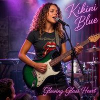 Glowing Glass Heart by Kikini Blue